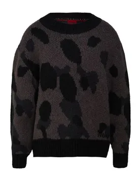 HUGO Pullover Herren Braungrau L Herren - Hugo Boss - FashionsVida