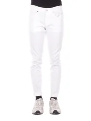 Uomo jeans up232bs0030u 000 jeans 5tasche skinny george bianco