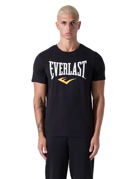 T-shirt à Manches Courtes Fitted Logo Black S