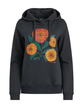 Weird Fish Topaz Branded Pop Over Hoodie Size 16 - sale all-sale sale womens women women all-womens women sweatshirts-hoodies women sweatshirts-hoodie - Navy - FashionsVida