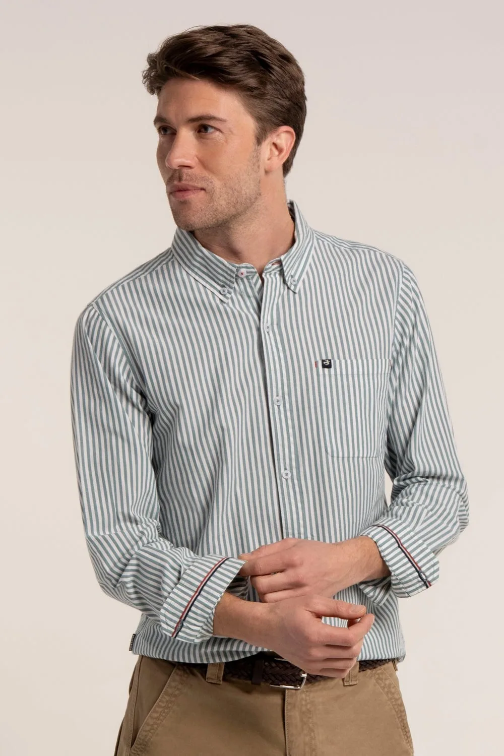 Stanfield Mens Stripe Shirt - - Size: XL - Brakeburn - FashionsVida