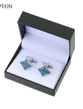 Blue Fleur De Lis Cufflinks for Men Elegant Accessory for Father's Day Wedding Anniversary Birthday Gift for Lovers And Friends - Aliexpress - FashionsVida