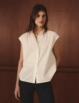 Camisa sin mangas de mujer con bordado - Lloyd's - FashionsVida