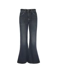 Jeans Flared Fit bleu marine 25/L33
