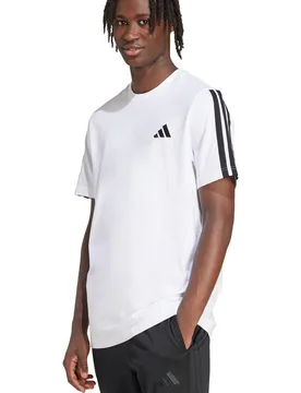 Essentials 3 stripes camiseta manga corta hombre Blanco (XS) - Adidas - FashionsVida