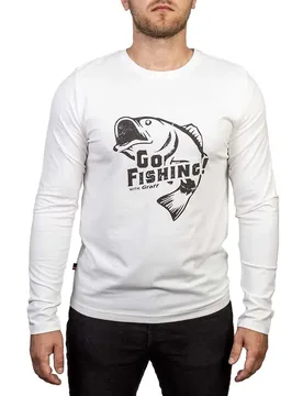Dl Long Sleeve T-shirt White 3XL Men - Graff - FashionsVida