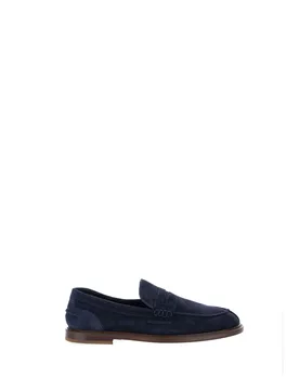 Mocassini in pelle BLU NAVY 46 - Frau - FashionsVida