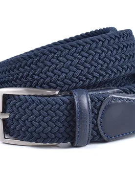 Cinturón de hombre trenzado elástico liso - Miguel Bellido - FashionsVida