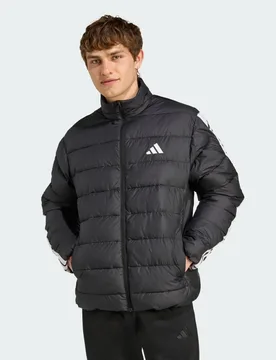 Piumino sintetico Essentials CLIMAWARM 3-Stripes M Black - Adidas - FashionsVida