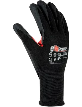 Gants De Travail Flynt 12 Paires Black / Red 11 - U-Power - FashionsVida