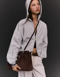 Sac Cabas Ceinture Marron