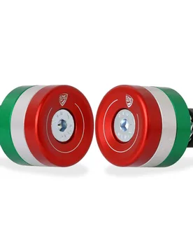 Coppia Contrappesi Manubrio Tricolore Ducati Streetfighter V2 2022-2024 - CNC Racing - FashionsVida