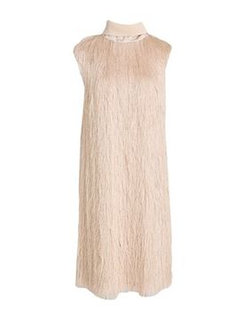 Minivestido Mujer Beige 36,38 Mujer