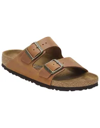 Sandales en cuir - Arizona Oiled Leather Narrow Cognac en Cuir - Taille 37 - Marron