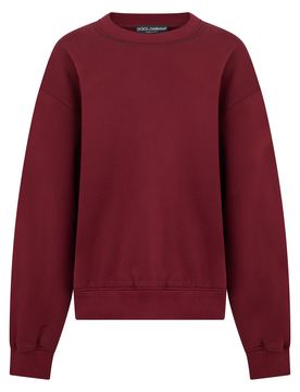 Men's 100% Cotton Crewneck Sweatshirt with Long Sleeves