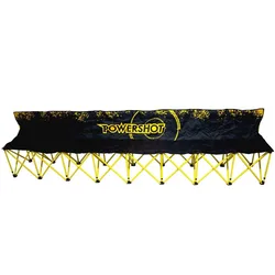 Banc Pliant Pour Huit Personnes Black / Yellow One Size unisex