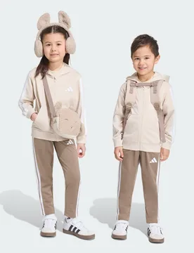 Tuta Essentials Bambini 4-5A Crystal Linen / White - Adidas - FashionsVida