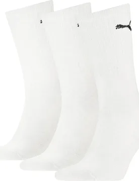 Crew 3-er Pack Socken, weiß 43/46 - Puma - FashionsVida
