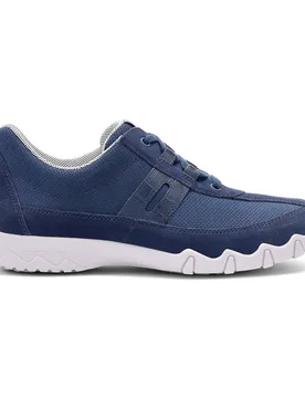 Women's Wide Fit 'Leanne II' Active Shoes in Navy Size: 5.5 - Navy - Size: 5.5 - Hotter - FashionsVida
