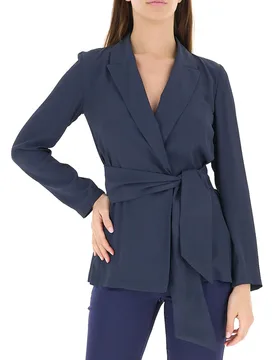 Blazer con cintura BLU NAVY 40 - I Blues - FashionsVida
