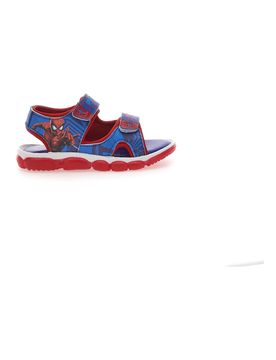 Scarpe blu e rosse con luci e stampa Spider-Man 11SP3N02LE 27