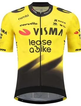 Maglia A Maniche Corte Team Visma Lease A Bike Replica Premium 2026 Multicolor - Tvl - FashionsVida