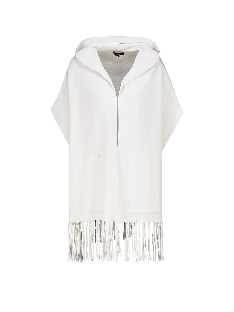 Monari Cape - Poncho blanc 46 - monari - FashionsVida