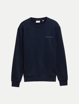Regular-Fit Sweatshirt mit Logo Blau 3XL