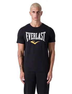T-shirt à Manches Courtes Fitted Logo Black M - Everlast - FashionsVida