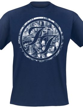 T-Shirt - Sonic Highways - City Circles - S bis XXL - für Männer - Größe XXL - dunkelblau - Lizenziertes Merchandise! - Männer - male