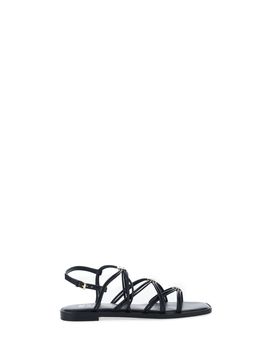Sandali in pelle NERO 39