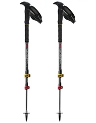 Bâtons de randonnée en aluminium - T3 Light Grenat en Aluminium - Noir