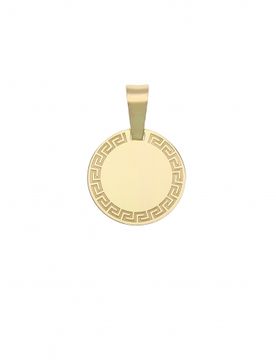 Ciondolo Medaglia Personalizzabile Oro giallo GL101749