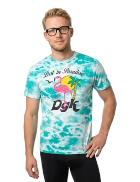 T-shirt à Manches Courtes Lost In Paradise Teal S - DGK - FashionsVida