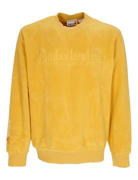 Felpa Girocollo Uomo Linear Logo Crewneck Mineral Yellow