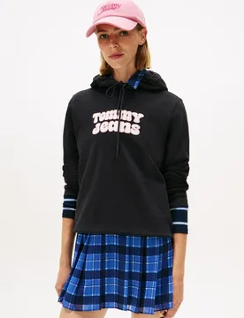 Sudadera de mujer con capucha y fit regular - Tommy Jeans - FashionsVida