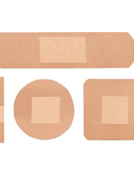 Pflasterset "Nostalgie", 100 Stück beige