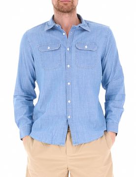 Camicia in jeans AZZURRO CHIARO M