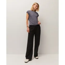 Pantalones anchos de mujer liso