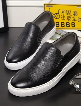 High Quality Men Genuine Leather Shoes Fashion Concise Cool Slip-on Loafers Men Leather Luxury Shoes for Men Zapatos De Hombre - Aliexpress - FashionsVida