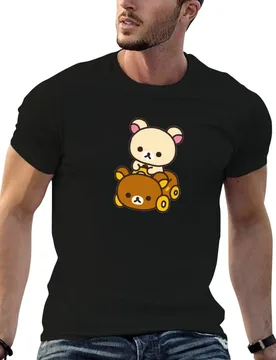 Korilakkuma driving a Rilakkuma car T-Shirt Labor Work Casual T-Shirt - Aliexpress - FashionsVida