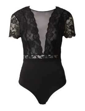 PIECES Body camiseta 'Sicca' negro