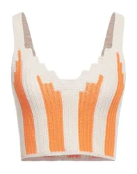SANDRO Top Damen Beige 3,4 Damen