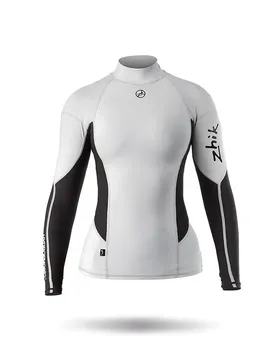 Rash Guard Manches Longues Hydrophobic Fleece™ Black / White M