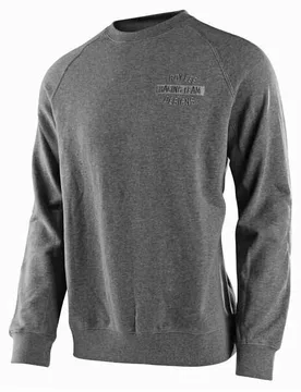 Felpa Casual Troy Lee Design SHOP CREW PULLOVER HEATHER GRAY taglia XL - Troy Lee Designs - FashionsVida