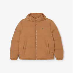 Mens Puf Jacket In Dark Date Brown - Size Large