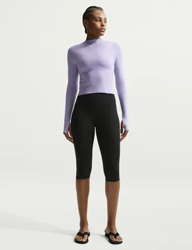 Damen Leggings mit rohem Saum Zenvy - Noir - female - Size: L - Nike - FashionsVida