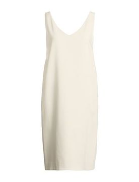 Midi-Kleid Damen Off white 30,34 Damen