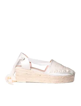 Pons Espadrilles Compensées Amelie Ecru EU 36