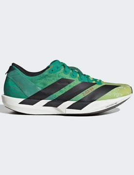 SCARPE DA RUNNING ADIZERO ADIOS 9 M - LOW (NON FOOTBALL) 42 2/3 Yellow / Core Black / Court Green